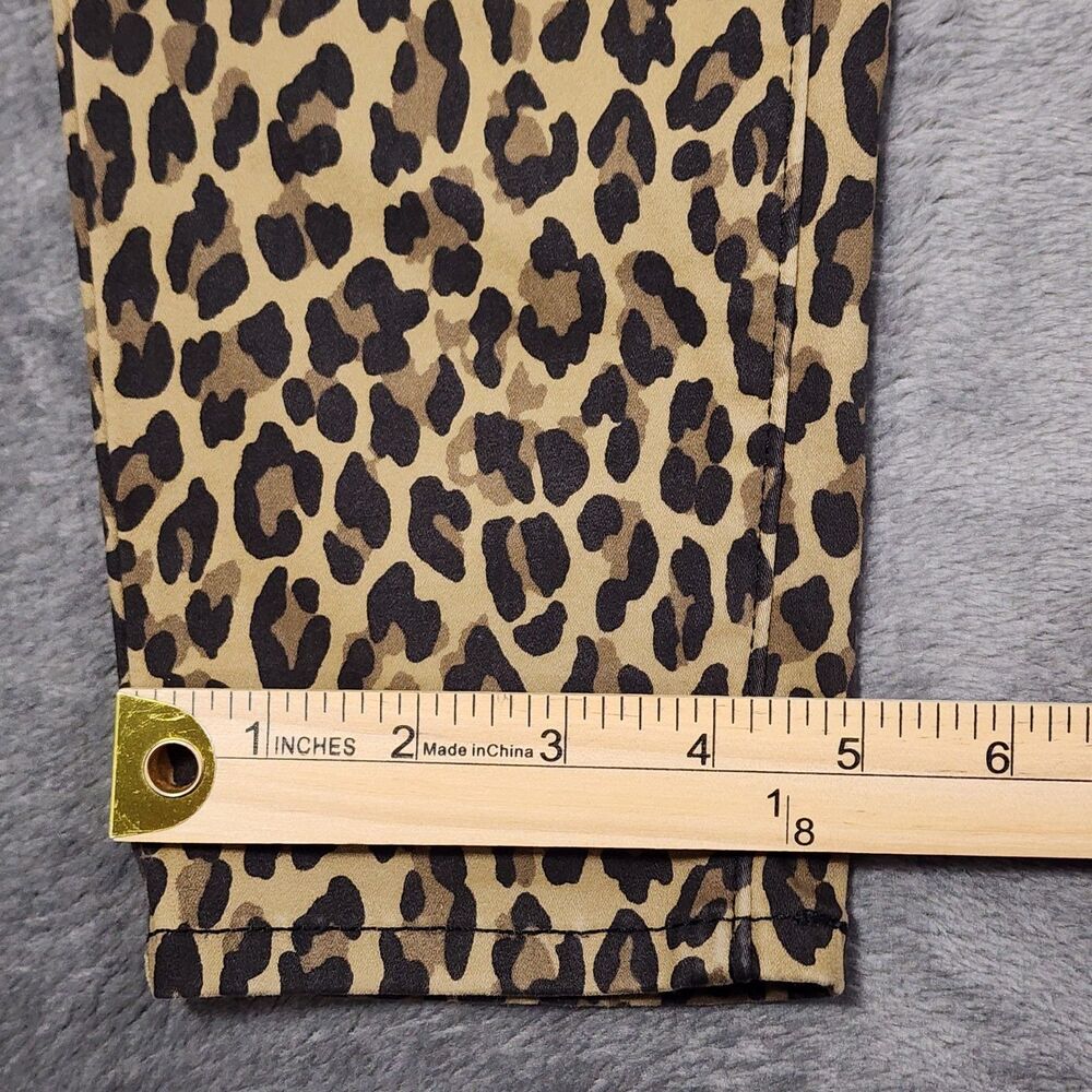 Levi's 720 High Rise Super Skinny 29x30 Leopard Animal Print Jeans - Picture 9 of 12